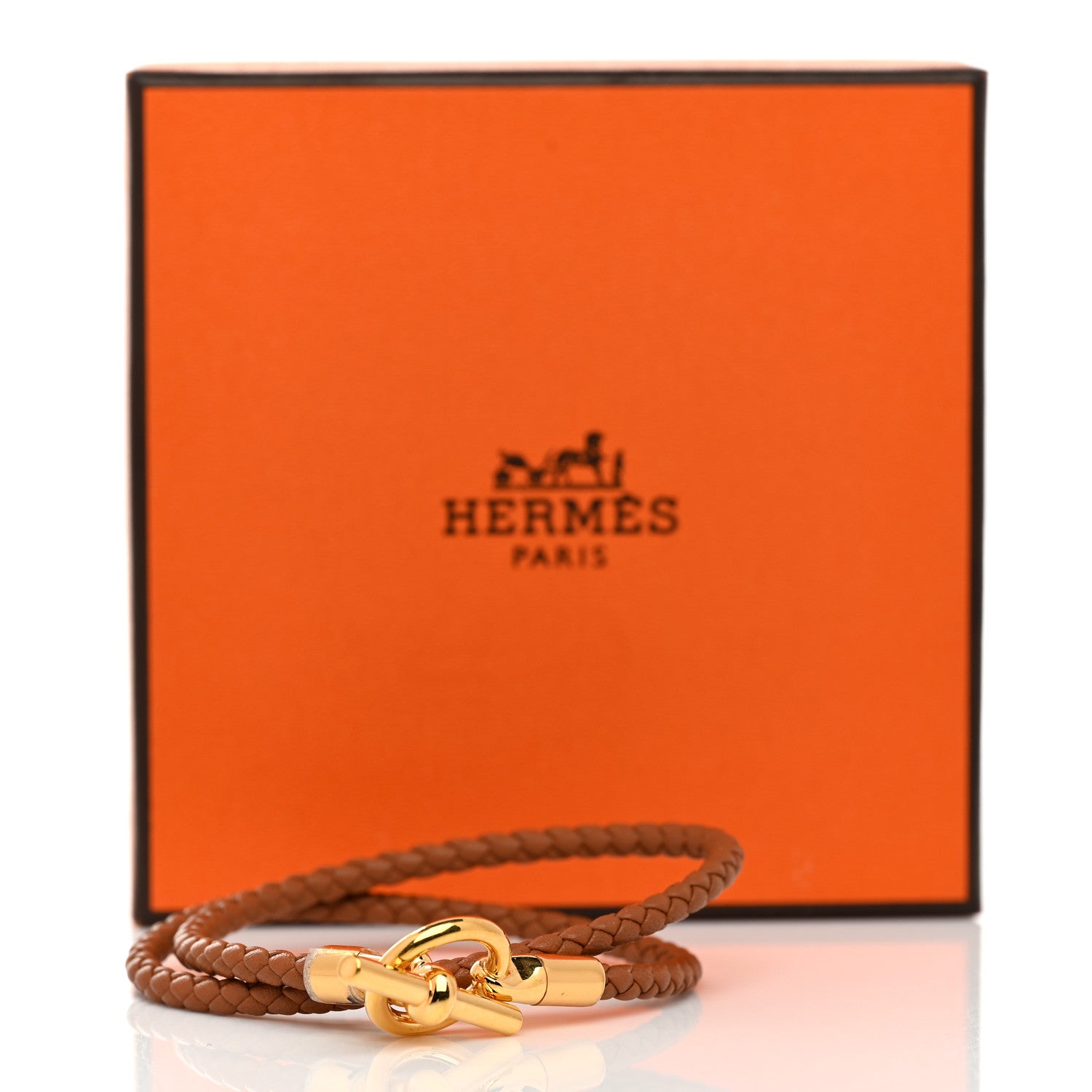 Hermes Swift Glenan Double Tour Bracelet T1 Gold 6 of 6