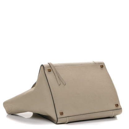 Celine Baby Grained Calfskin Medium Phantom Luggage Grey 4 of 8