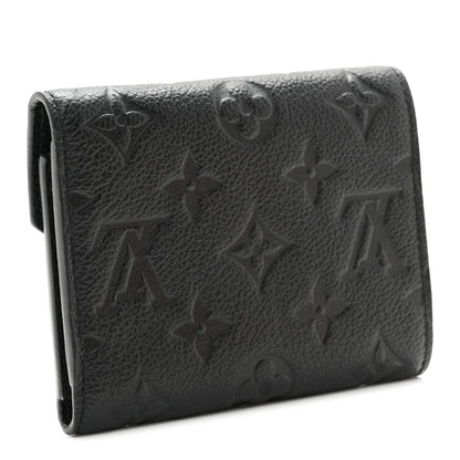 Louis Vuitton Empreinte Victorine Wallet Black 3 of 7