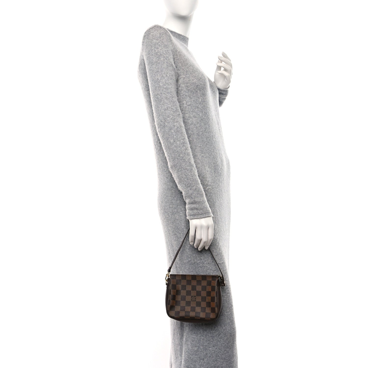 Louis Vuitton Damier Ebene Trousse Make Up Bag Pochette 2 of 10