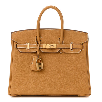 Hermes Togo Birkin 25 Natural Sable 1 of 11