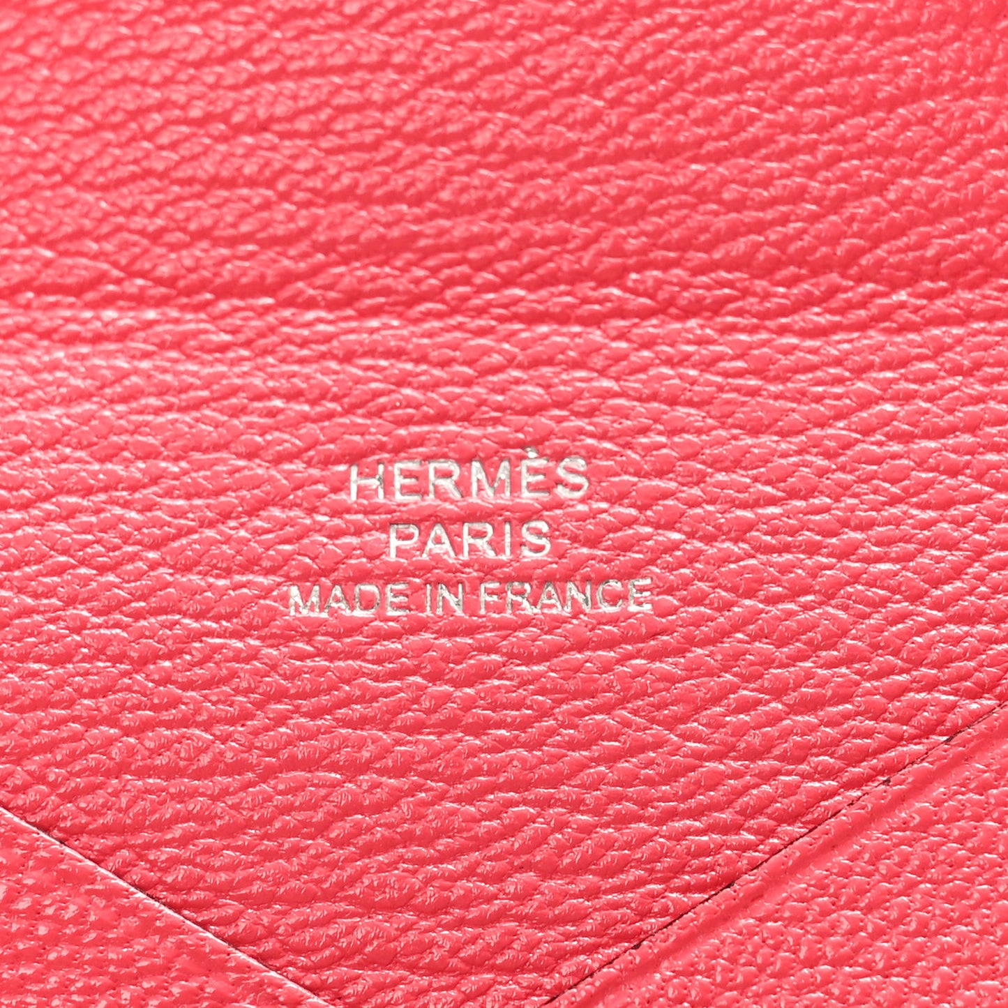 Chevre Mysore Calvi Card Case Rose Lipstick