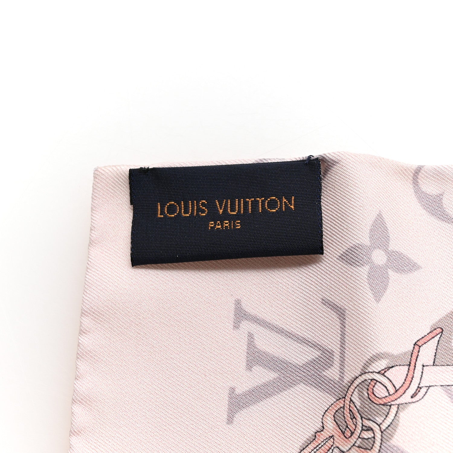 Louis Vuitton Silk Monogram Confidential Bandeau Light Pink 3 of 4