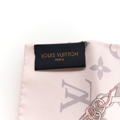 Louis Vuitton Silk Monogram Confidential Bandeau Light Pink 3 of 4
