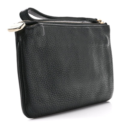 Gucci Pebbled Calfskin Soho Wristlet Black 3 of 11