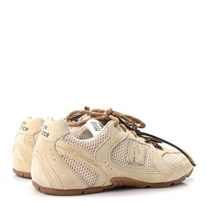 Miu Miu X NEW BALANCE Mesh Suede 530 SL Sneakers 38 Burro 5 of 10