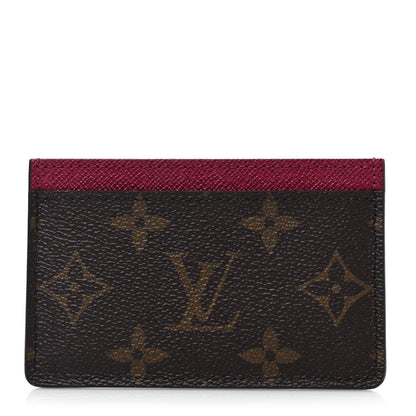 Louis Vuitton Monogram Card Holder Fuchsia 1 of 7