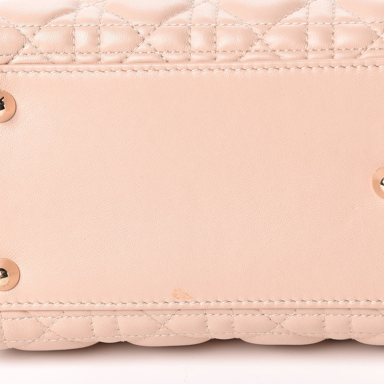 Christian Dior Lambskin Cannage Large Lady Dior Beige 13 of 13