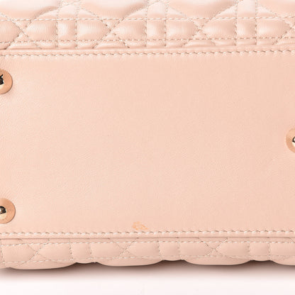 Christian Dior Lambskin Cannage Large Lady Dior Beige 13 of 13