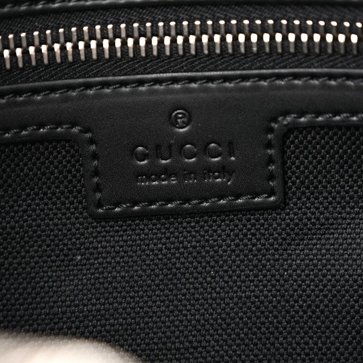 Soft GG Supreme Monogram Web Belt Bag Black Grey