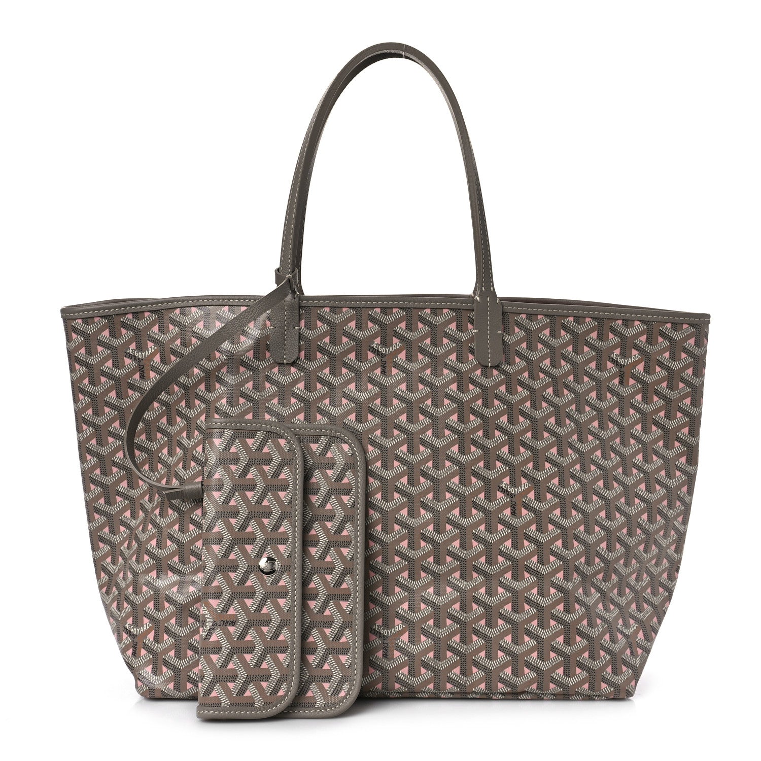 Goyard Goyardine Saint Louis Claire Voie PM Grege Powder Pink 1 of 7