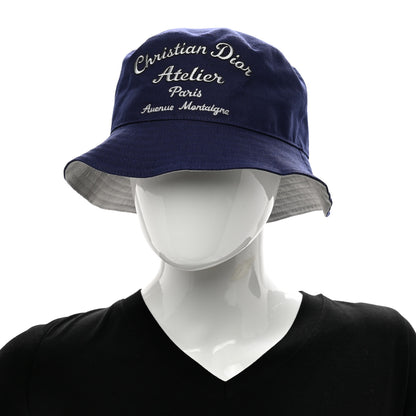 Christian Dior Canvas Bob Bucket Hat L Blue 2 of 7