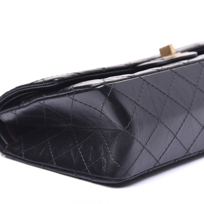 Chanel Aged Calfskin Quilted 2.55 Reissue 225 Flap Black 11 of 31