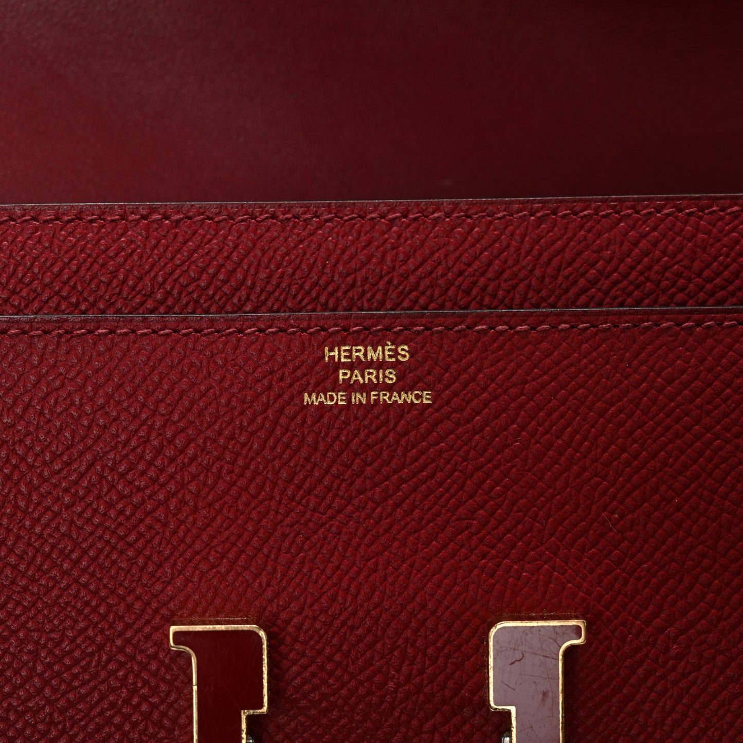 Epsom Constance Long Wallet Rouge Grenat