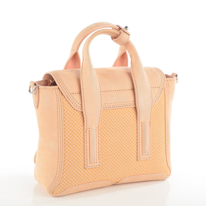 3.1 Phillip Lim 3.1 Perforated Calfskin Suede Mini Pashli Satchel Beige 5 of 11