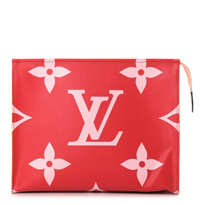 Louis Vuitton Monogram Giant Toiletry Pouch 26 Rouge 1 of 11