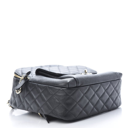 Chanel Caviar Quilted Medium Zip Around Backpack Black 3 of 9