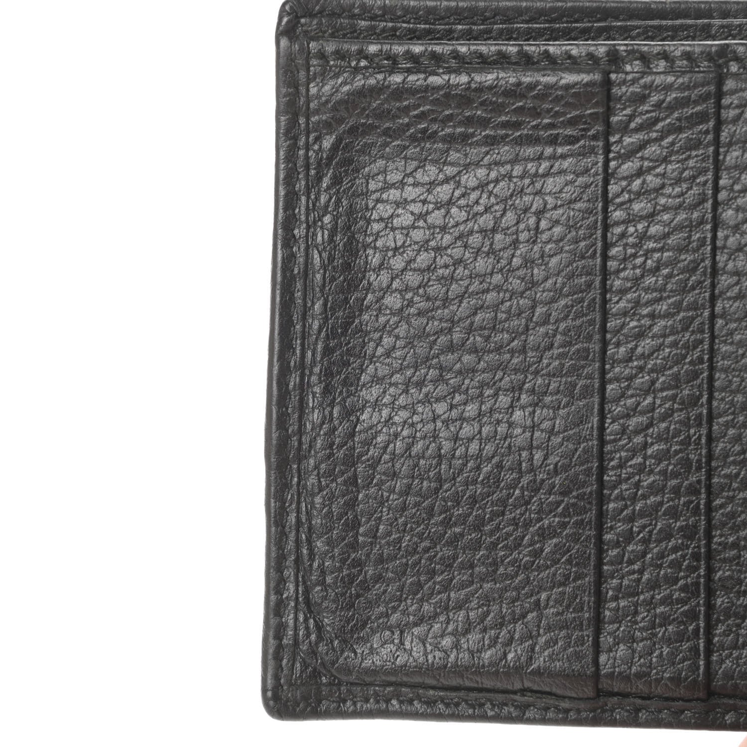 Gucci Nylon Monogram Bi-Fold Wallet Black 8 of 8
