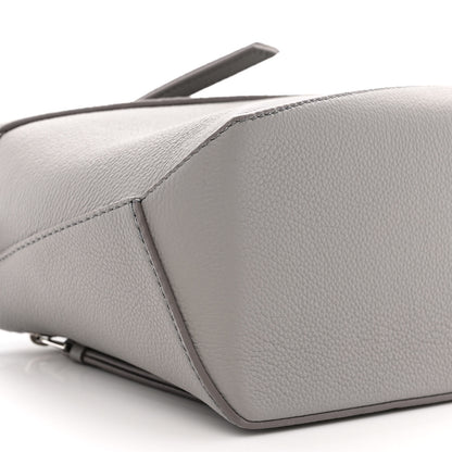 Loewe Calfskin Small Puzzle Edge Bag Pearl Grey 9 of 11