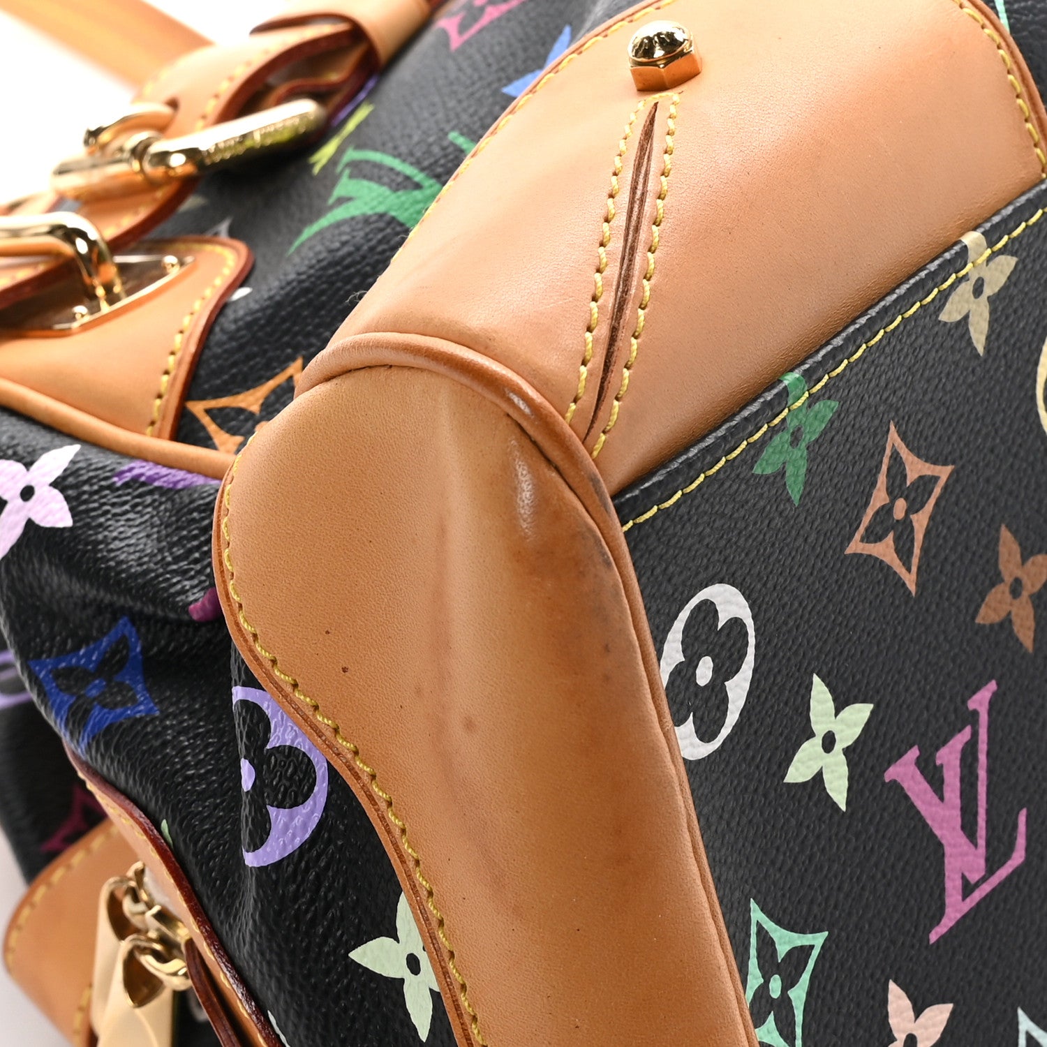 Louis Vuitton LOUIS VUITTON Monogram Multicolor Claudia Black 8 of 13