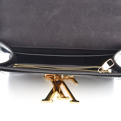 Louis Vuitton Patent Chain Louise MM Black 5 of 10