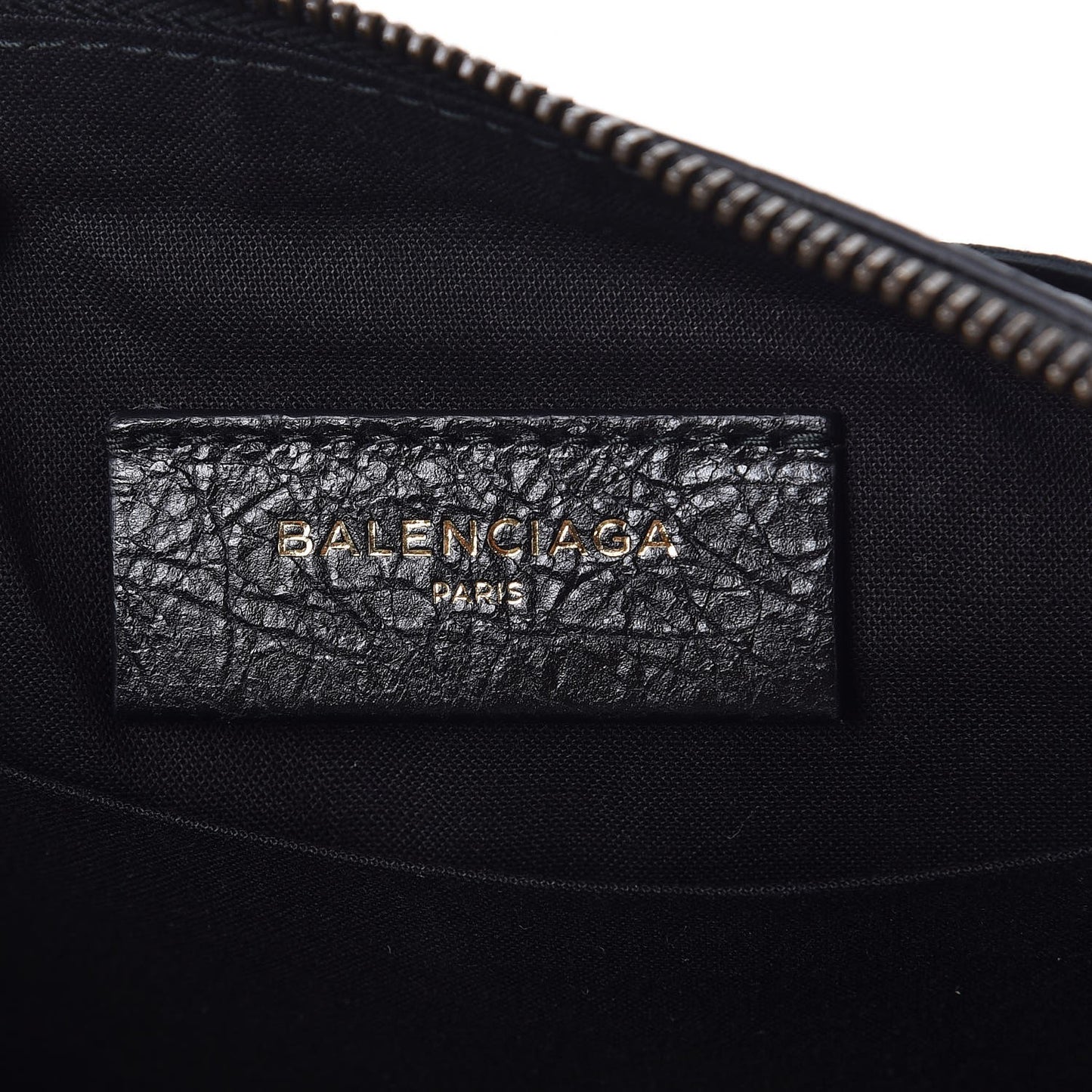 Agneau Classic Hardware Graffiti Small Pouch Black Multicolor