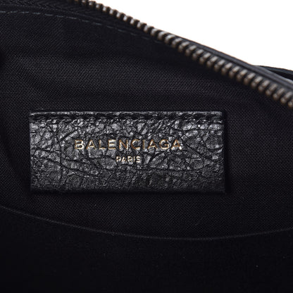Balenciaga Agneau Classic Hardware Graffiti Small Pouch Black Multicolor 6 of 7