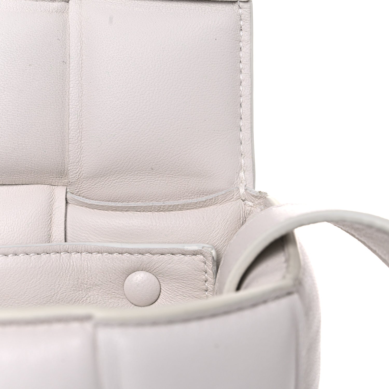 Bottega Veneta Nappa Maxi Intreccio Padded Cassette Crossbody Bag Chalk 12 of 18