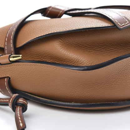 Loewe Grained Calfskin Small Gate Crossbody Bag Caramel Pecan 8 of 9