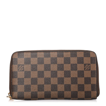 Louis Vuitton Damier Ebene Zippy Organizer Wallet 1 of 4