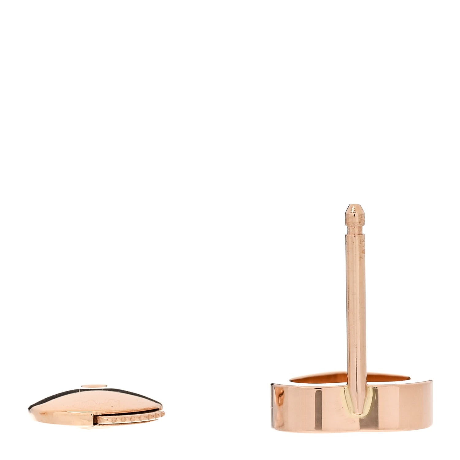 Chopard 18K Rose Gold Pink Opal My Happy Hearts Single Earring 3 of 4