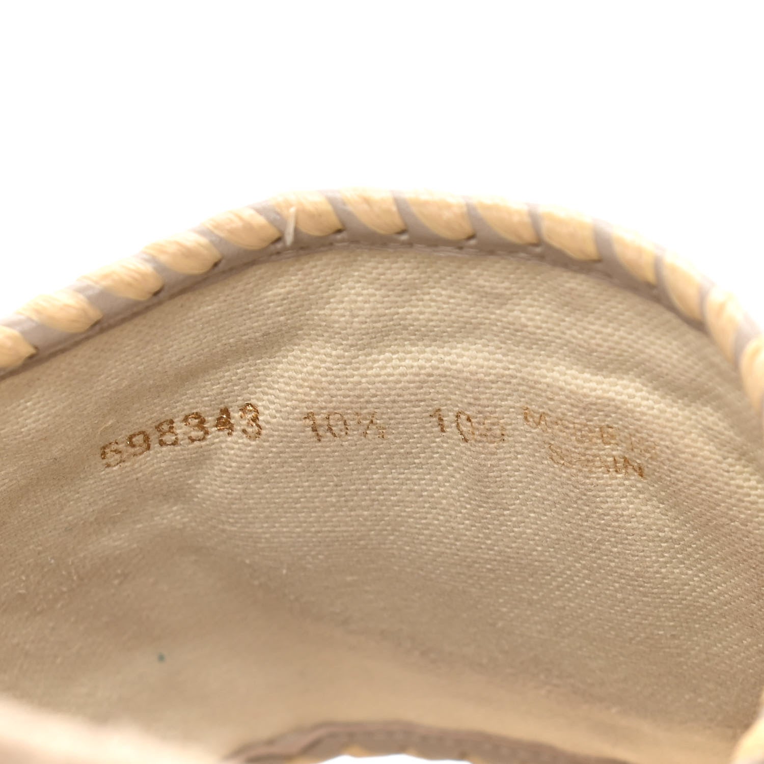 Gucci Juta Nappa GG Mens Slide Sandals 10.5 Natural Oatmeal 12 of 14