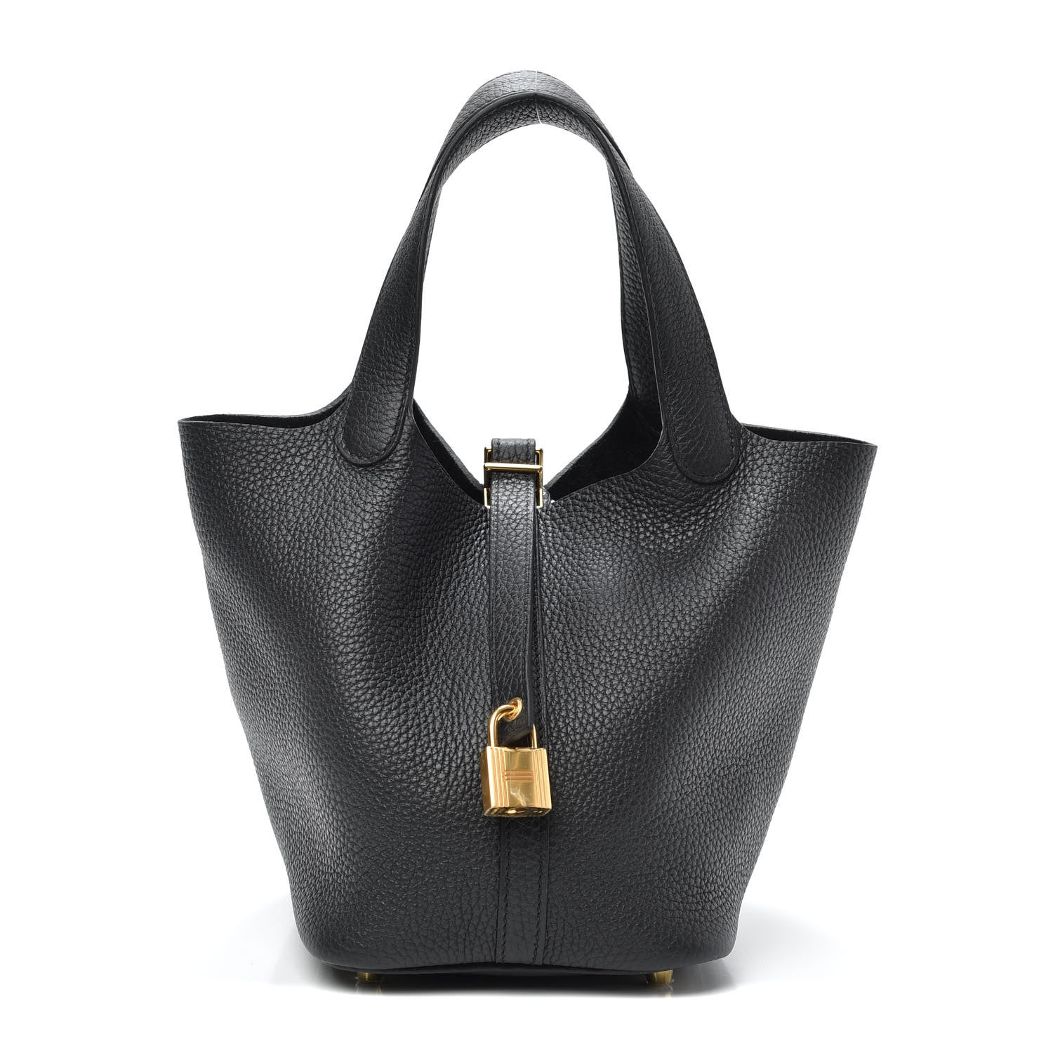 Hermes Taurillon Clemence Picotin Lock 18 PM Black 1 of 9