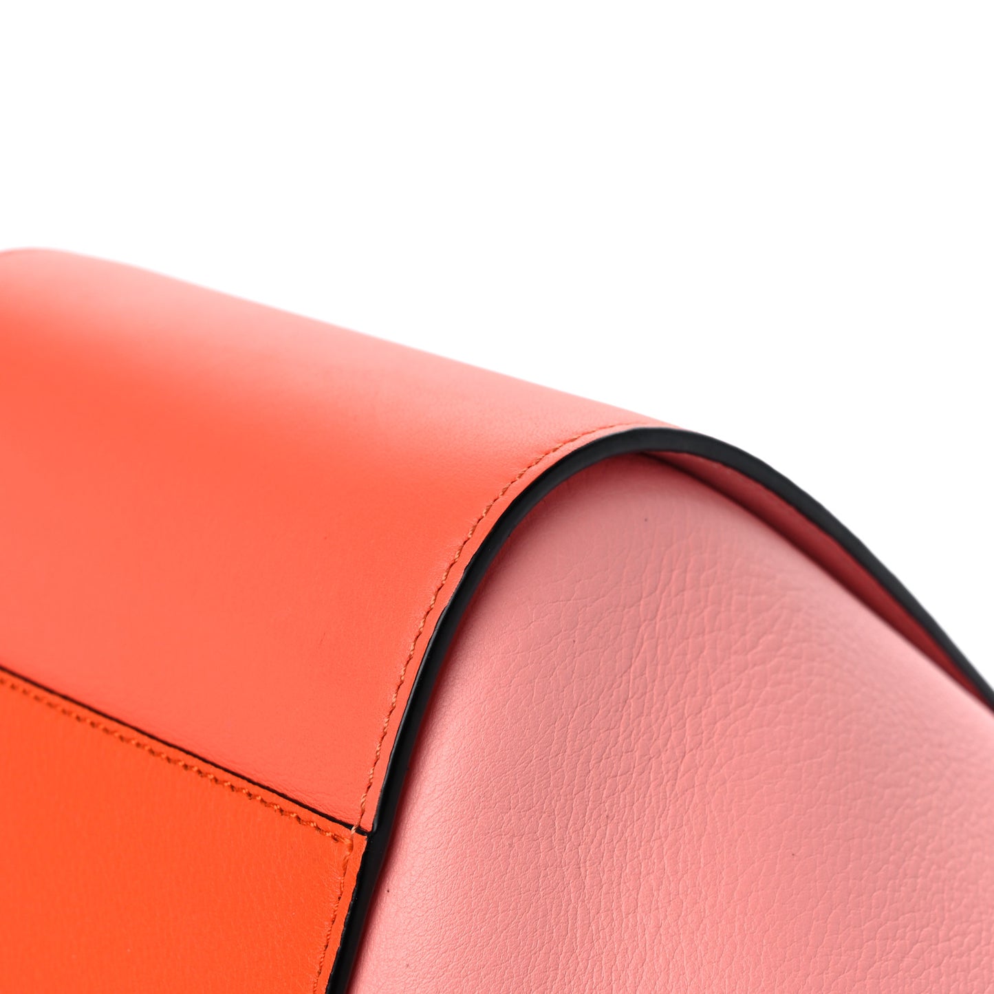 Calfskin Small Hammock Shoulder Bag Pastel Pink Orange