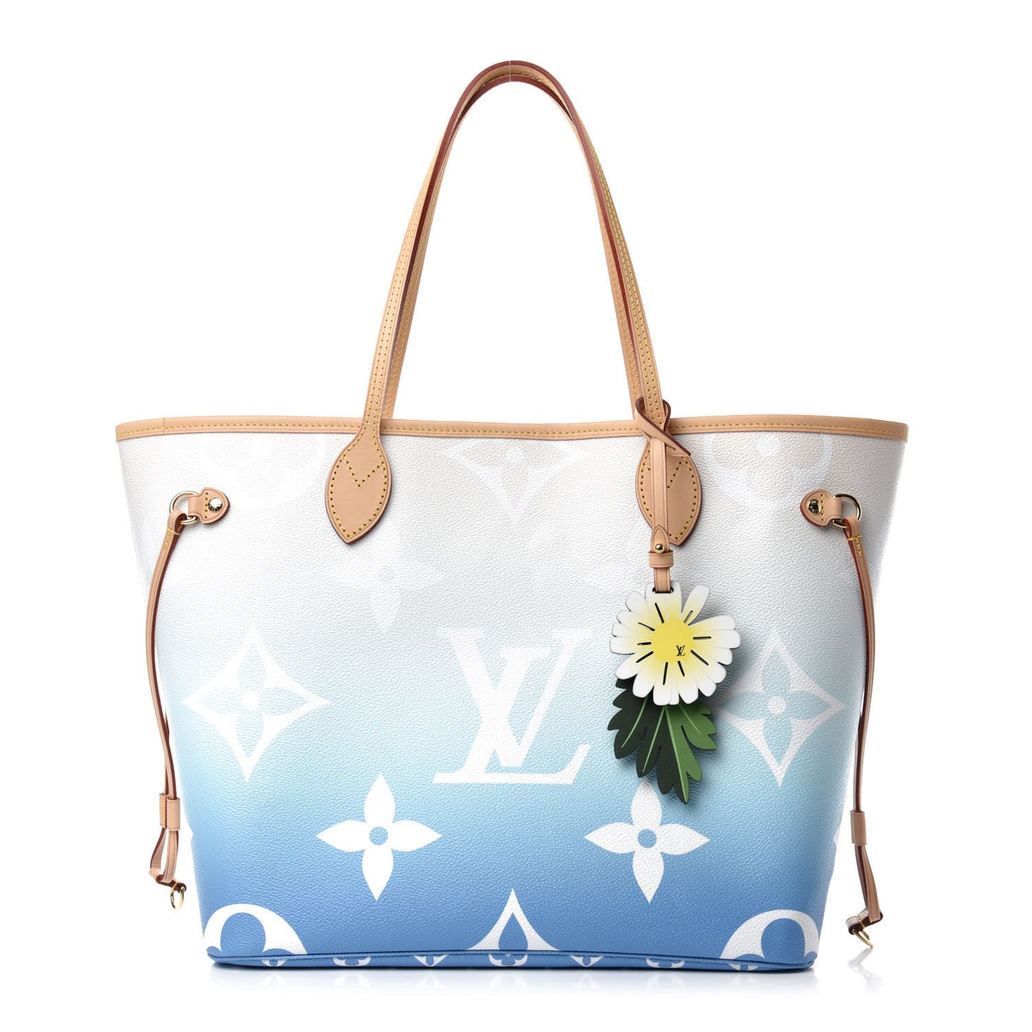 Monogram Giant By The Pool Neverfull MM Blue