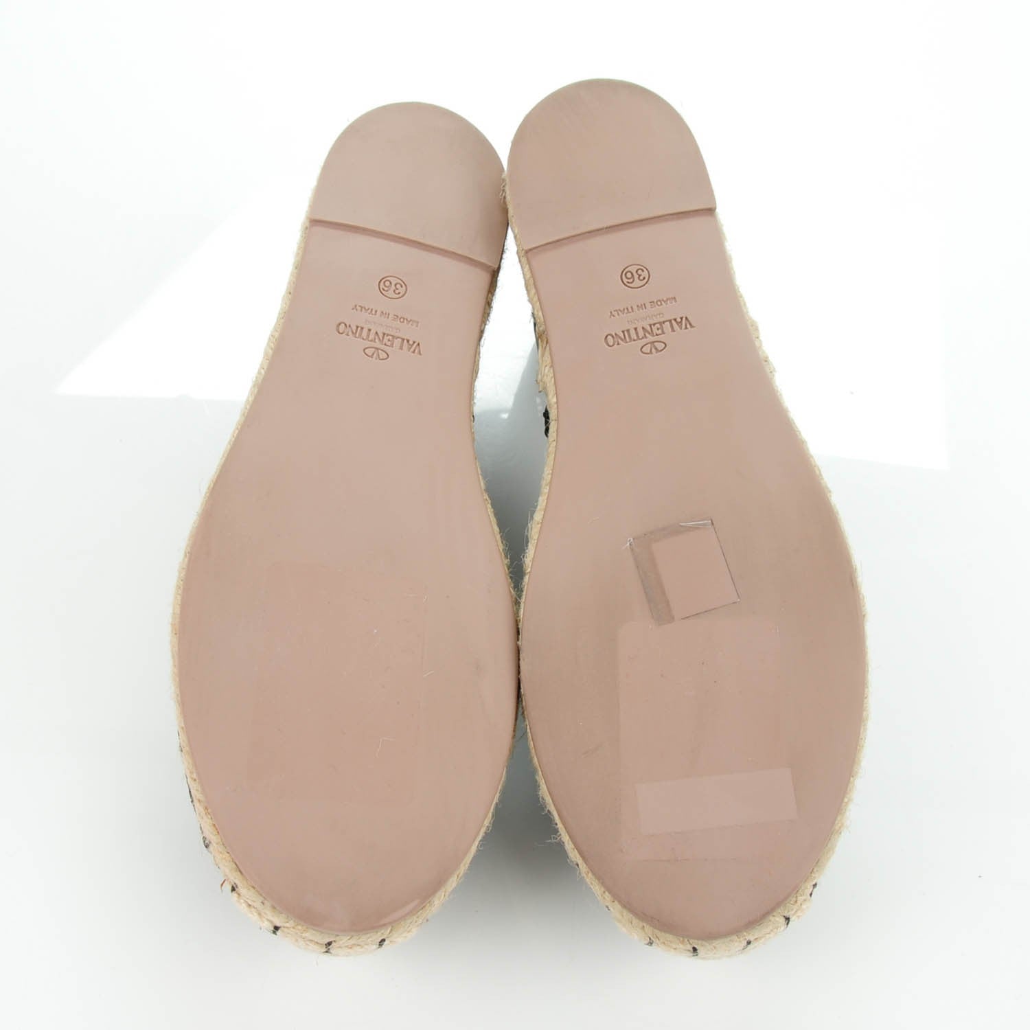 Valentino Garavani Lace Espadrilles 36 Black 6 of 7