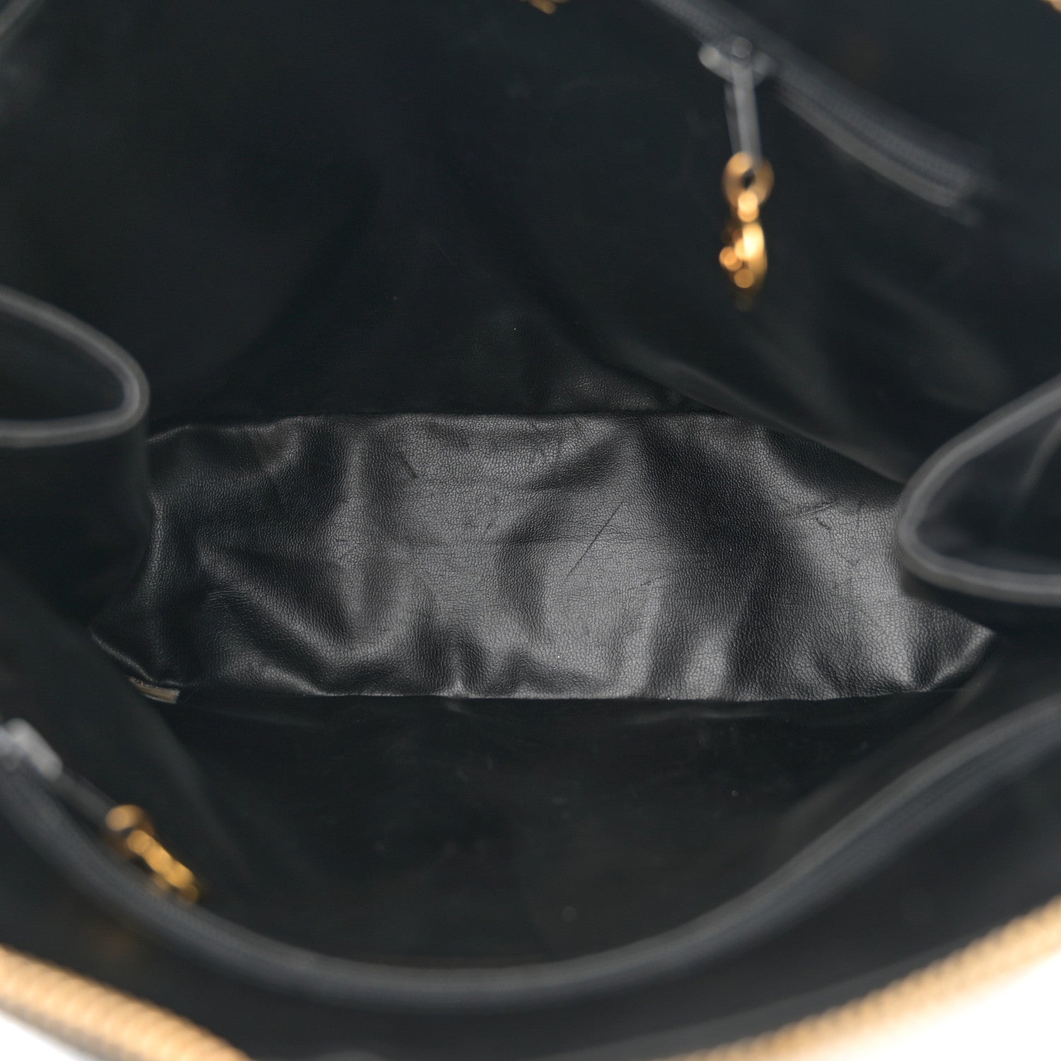 Chanel Lambskin CC Shoulder Bag Black 5 of 10