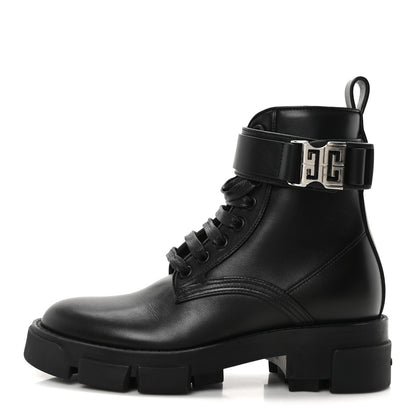 Givenchy Calfskin Combat Boots 35 Black 1 of 9