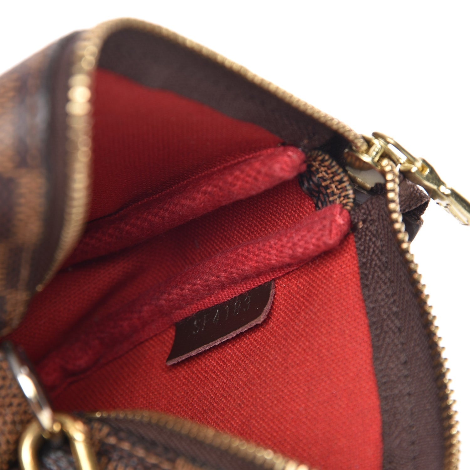 Louis Vuitton Damier Ebene Mini Pochette Accessories 7 of 8