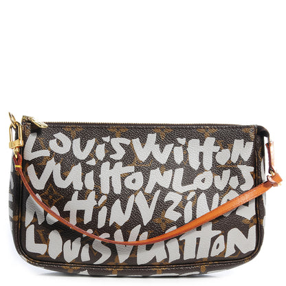 Louis Vuitton Monogram Graffiti Pochette Accessories Silver 1 of 7
