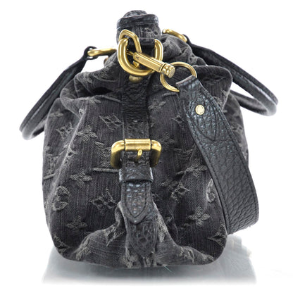 Louis Vuitton Denim Neo Cabby MM Black 4 of 9
