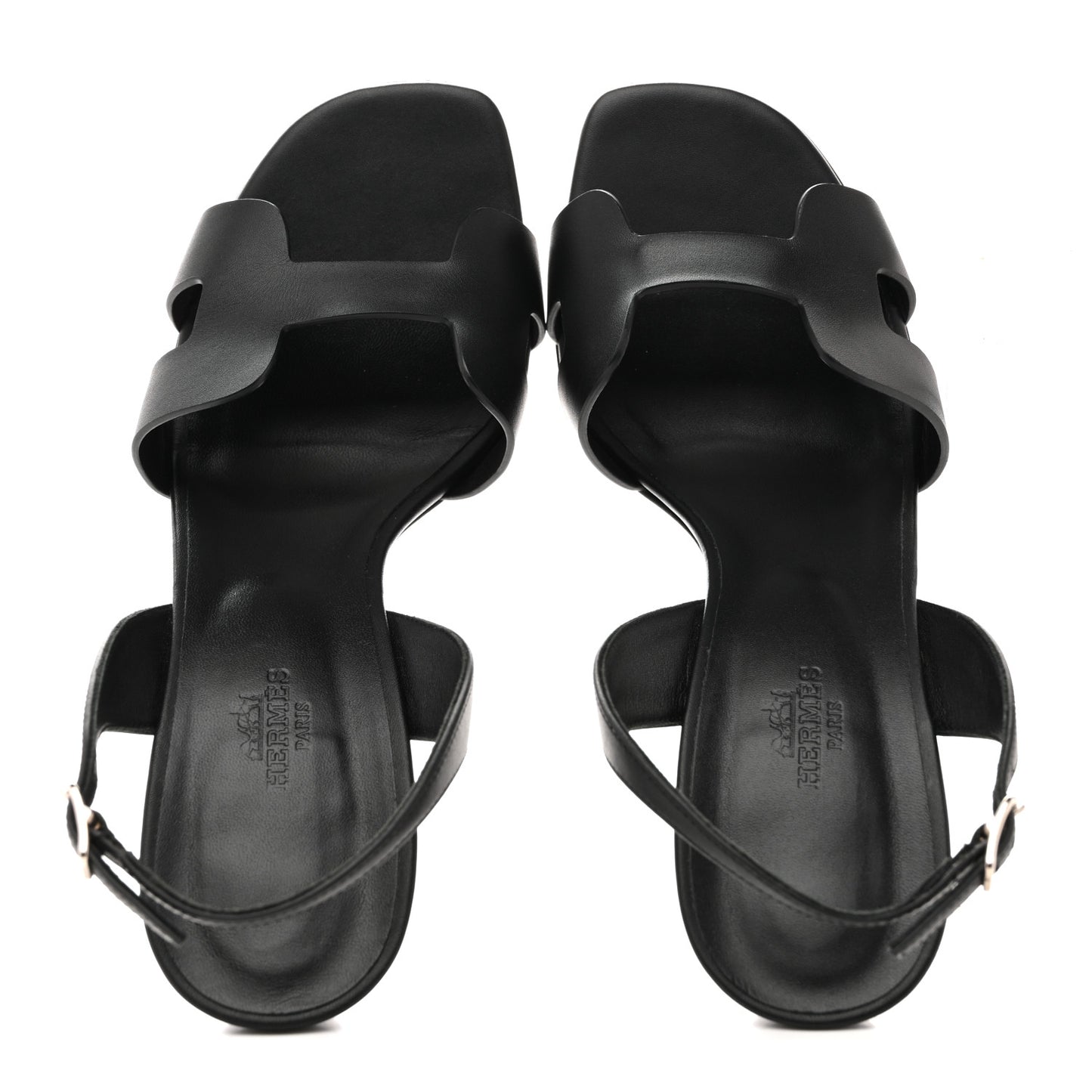 Calfskin Holy 105 Sandals 38 Black