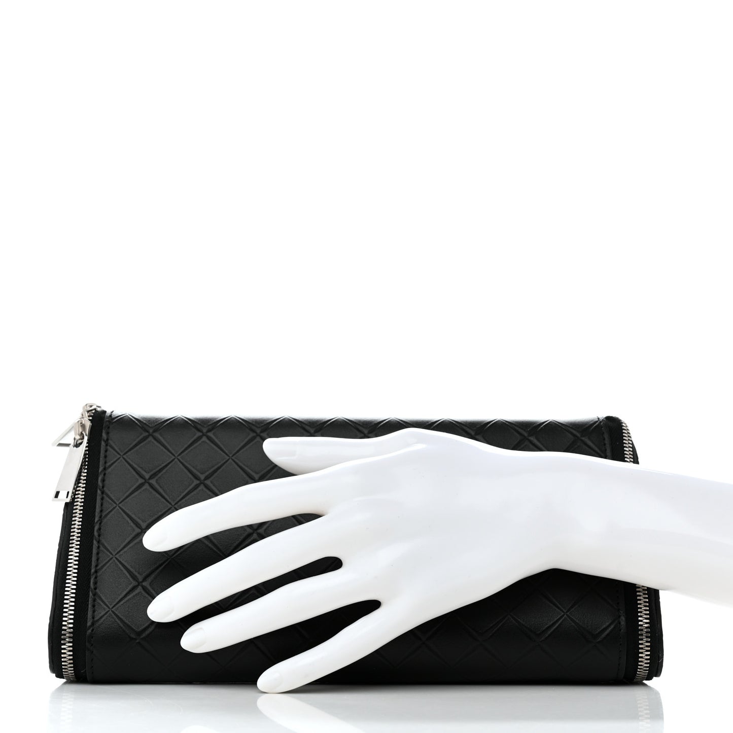 Calfskin Intarsio Toiletry Case Black