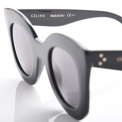 Celine Acetate Marta Sunglasses CL 41093/S Black 6 of 7
