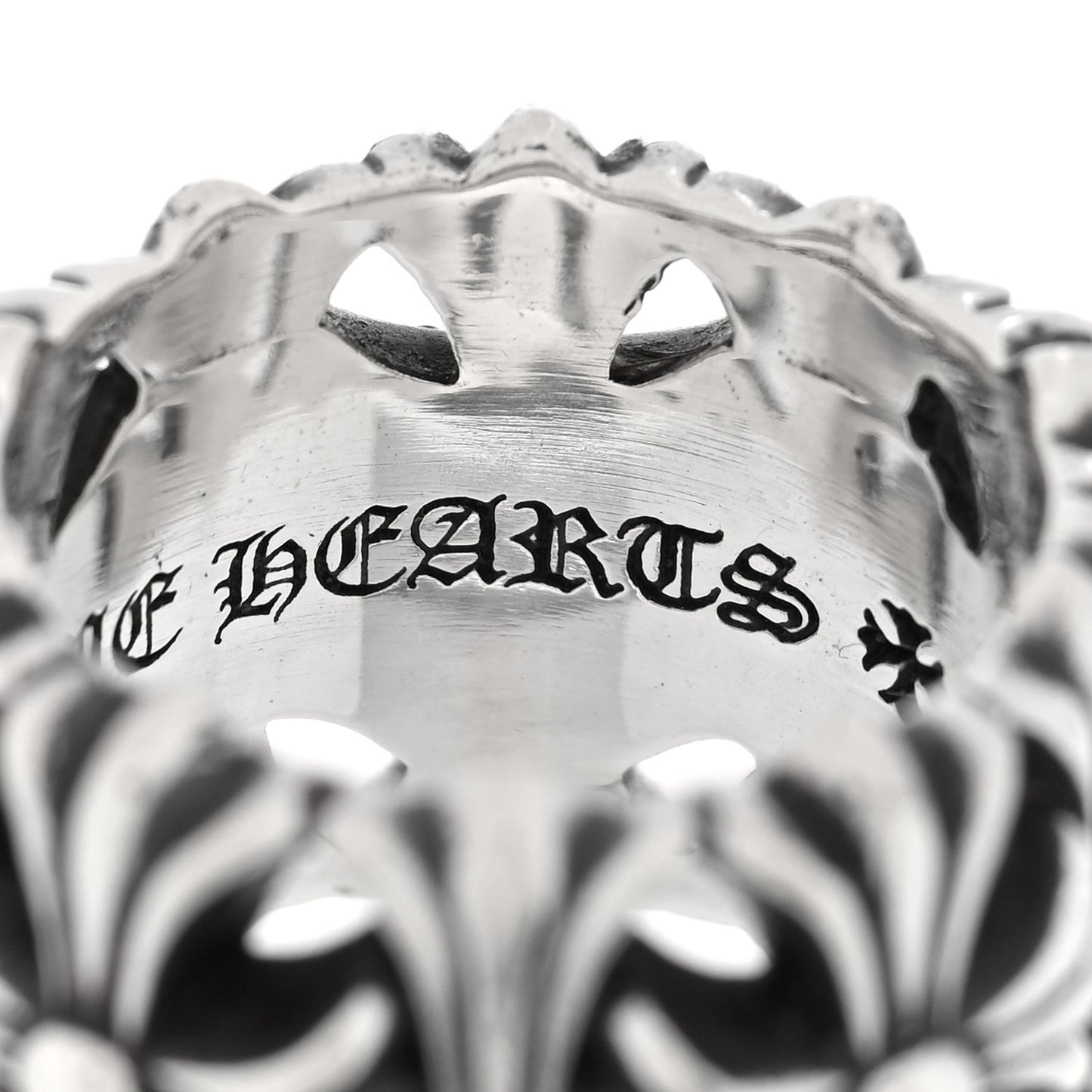 Sterling Silver Cemetery Cross Ring 56 7.5
