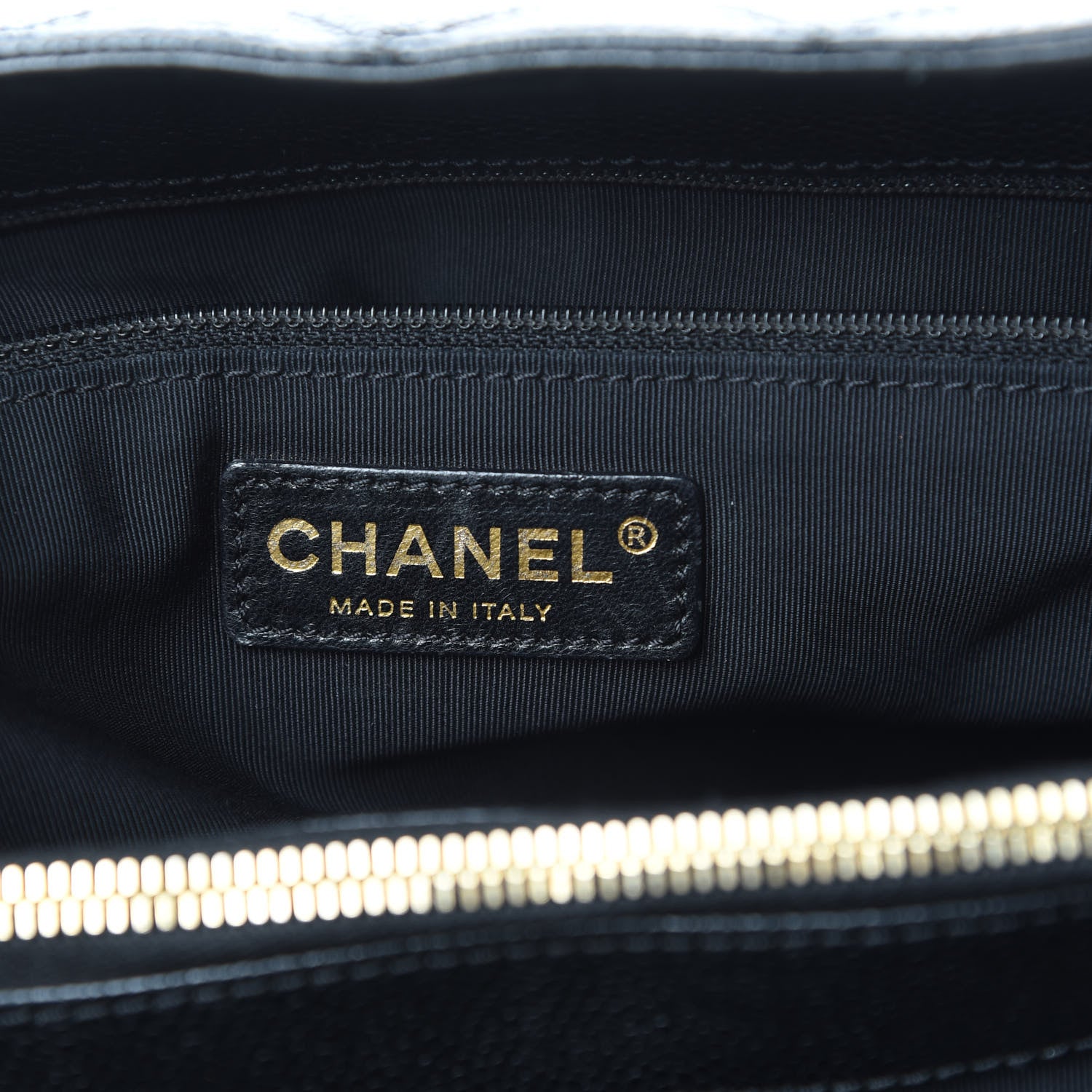 Chanel Caviar Quilted Grand Shopping Tote GST Black 6 of 13