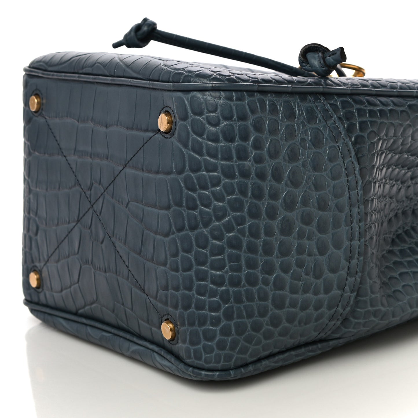 Crocodile Embossed Hampstead Dark Stone