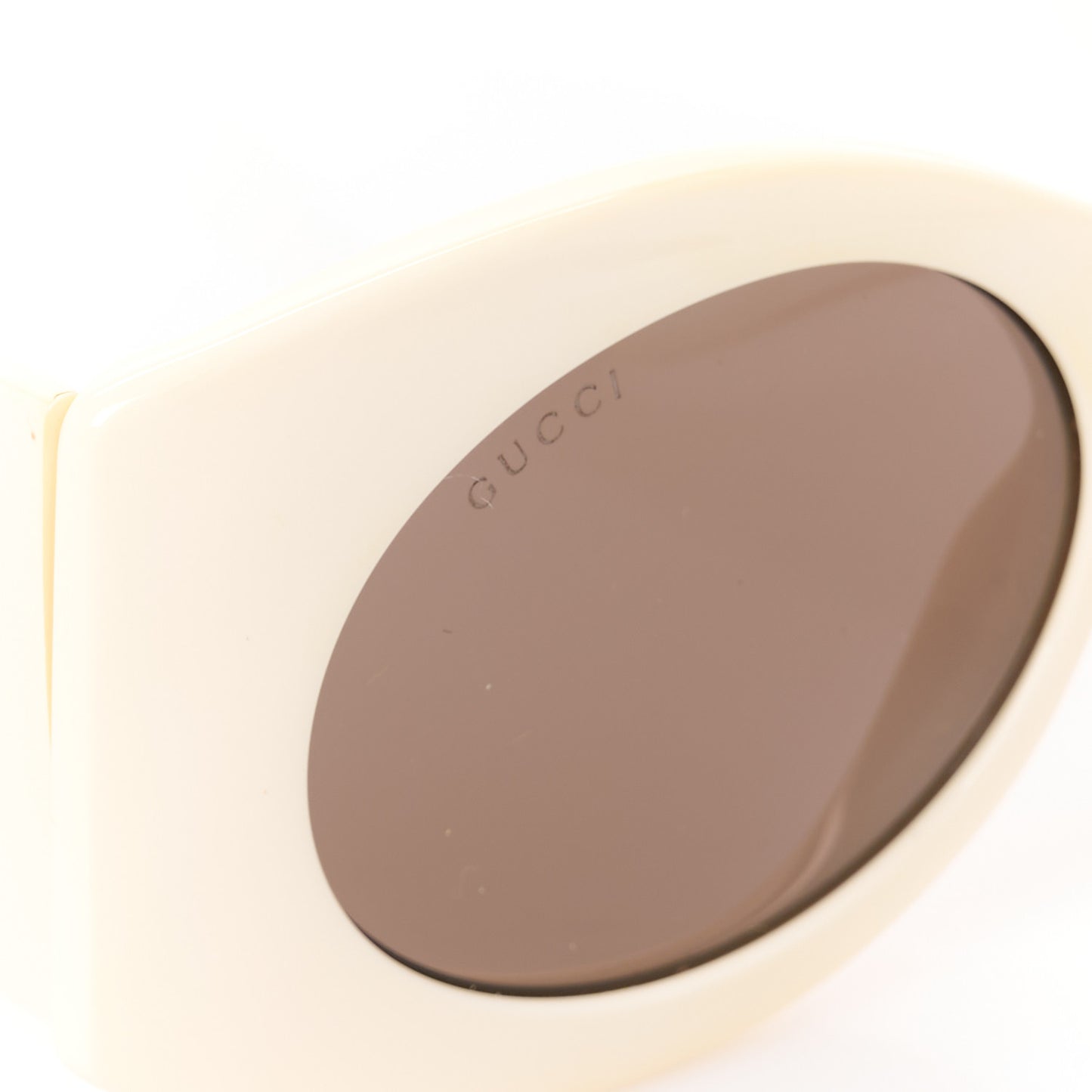 Acetate Frame GG Marmont Logo Sunglasses GG0810S Ivory