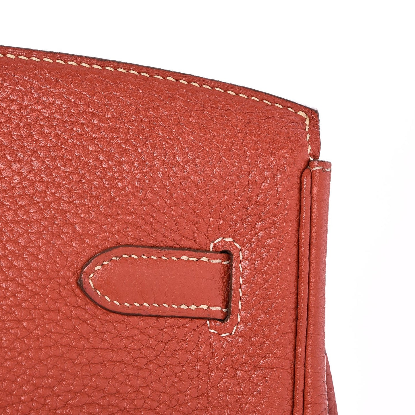 Taurillon Clemence Birkin 35 Sanguine