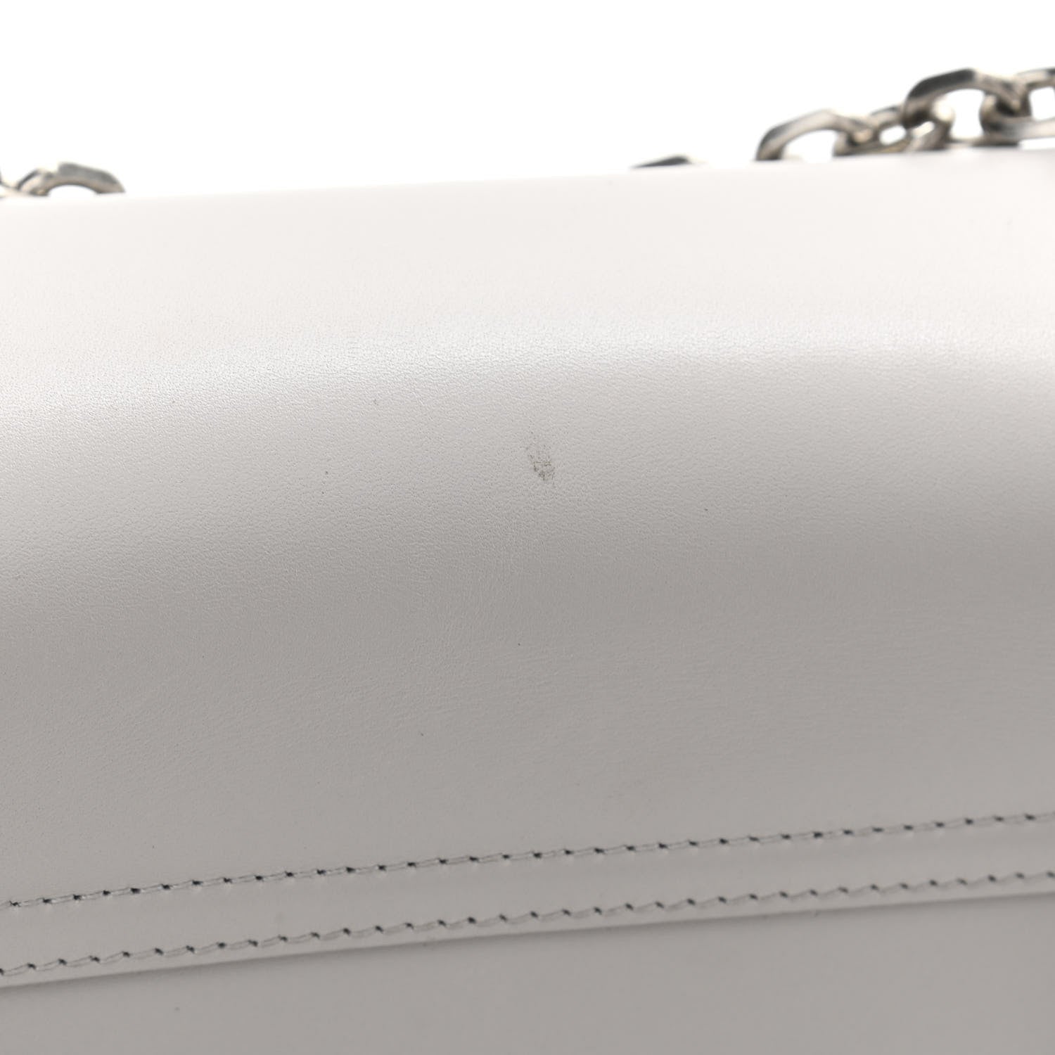 Celine Shiny Calfskin Medium C Bag Pale Grey 11 of 11